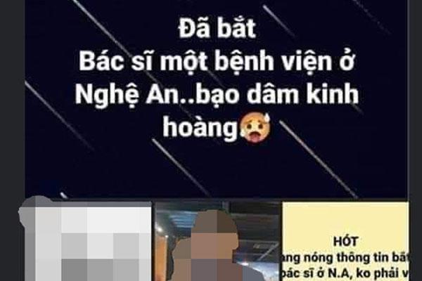 Công an xác minh clip cô gái trẻ nghi bị bác sĩ ở Nghệ An bạo dâm-1