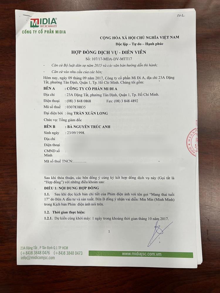 Trúc Anh Mắt Biếc bị tố mắc bệnh ngôi sao, tự ý phá vỡ hợp đồng-2