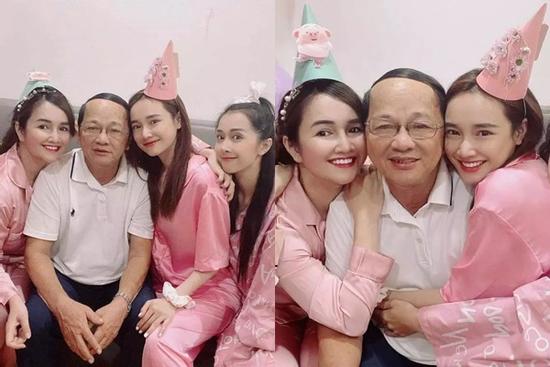 Hóa ra chị em Nhã Phương thừa hưởng hết nét đẹp từ 'anh bố'