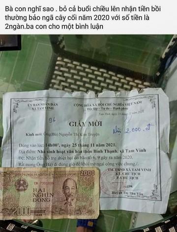 Một hộ dân ở Quảng Nam được hỗ trợ 2.000 đồng sau cơn bão-1