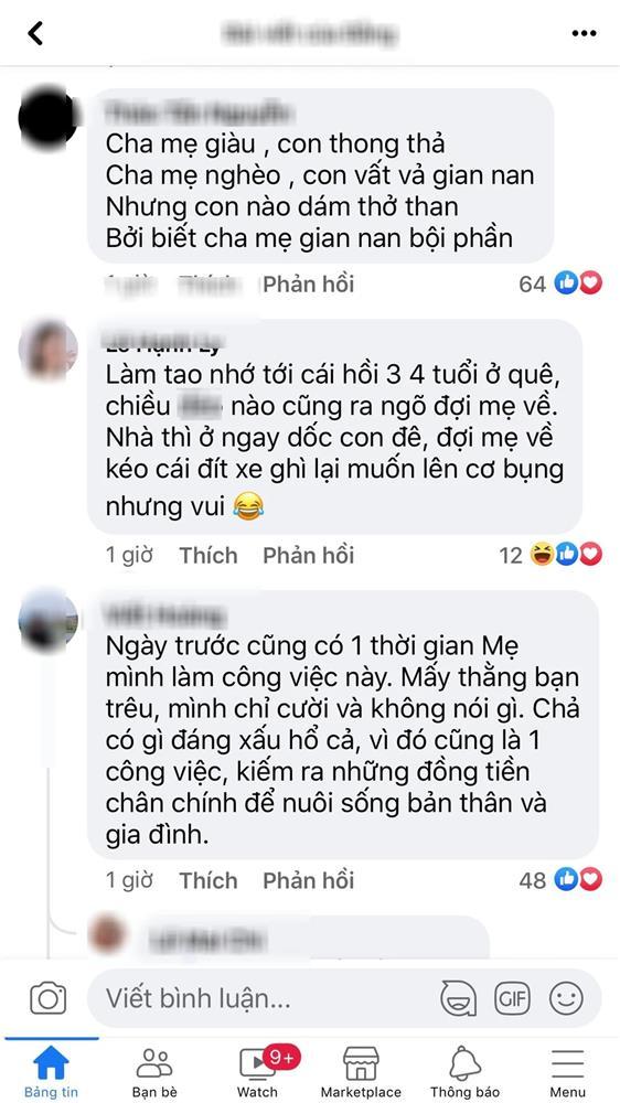 Cô gái chạy ra đường đón mẹ đi thu lượm ve chai gây bão MXH-2