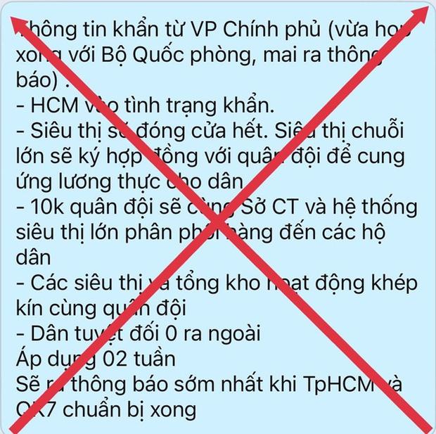 Thông tin TP.HCM vào tình trạng khẩn là bịa đặt, không chia sẻ-1