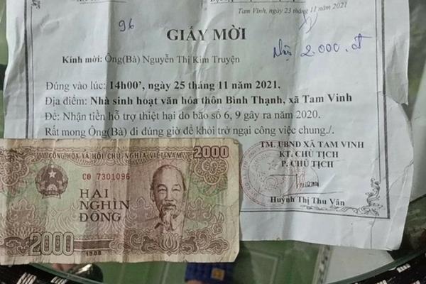 Người nhận 2.000 đồng hỗ trợ thiệt hại do bão ở Quảng Nam lên tiếng-4