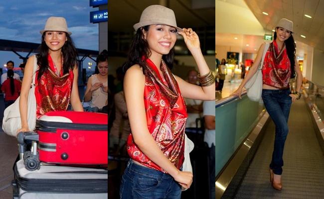 Mỹ nhân Việt lên đường thi Miss Universe: Ai mặc đẹp nhất?-1
