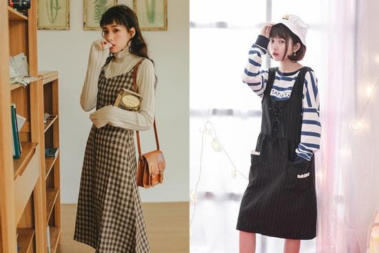 5 chiếc áo hoàn hảo mix cùng váy yếm giúp nàng hack tuổi