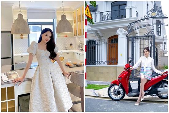 Hương Giang lên đồ lồng lộn khoe từng ngóc ngách villa 30 tỷ
