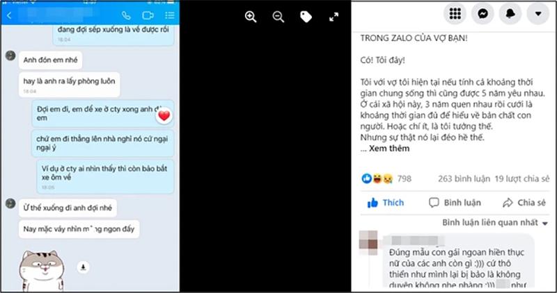 Người chồng ngã ngửa khi đọc trộm tin nhắn của vợ và anh xe ôm-1