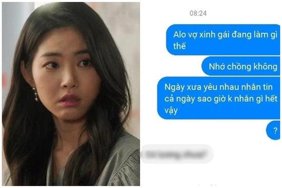 Lo sốt vó vì inbox vợ không trả lời, đến khi reply chồng chết sững
