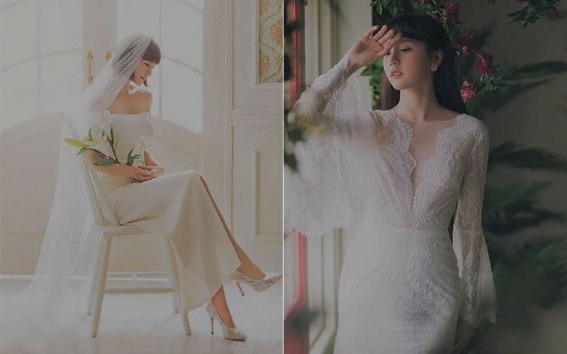 Hai bộ ảnh cưới như nữ thần của Hải Tú hot họt giữa nghi vấn kết hôn-3