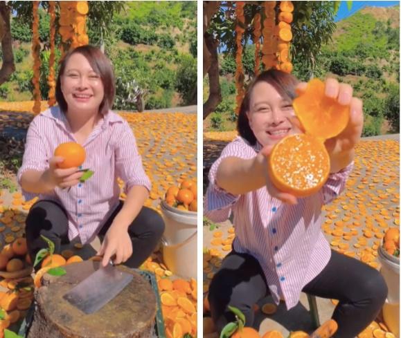 Cắt cam vứt la liệt xuống đất, cô gái gây phẫn nộ vì quá lãng phí-2