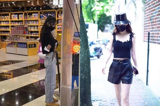 Angela Baby đưa con trai đi dạo phố, lộ body tong teo