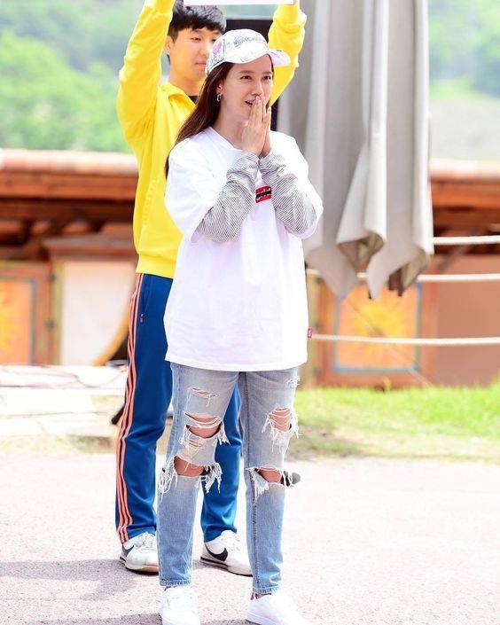 Khó chịu cảnh Song Ji Hyo tóc tai lởm chởm tại Running Man-5