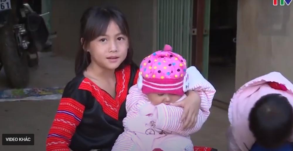 Xuất hiện 2 giây, bé gái vùng cao gây sốt vì vẻ ngoài tiểu hot girl-4