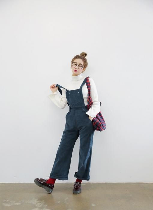 Top 10 Mẫu yếm váy bò 2 dây Hàn Quốc đẹp nhất