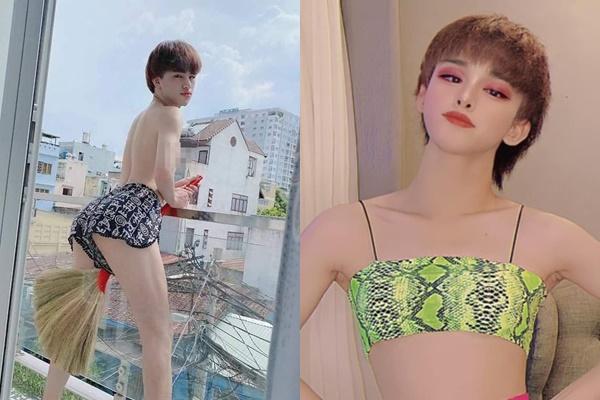 Trần Đức Bo cởi trần ôm hôn, sờ mó vòng ba bạn gái-6