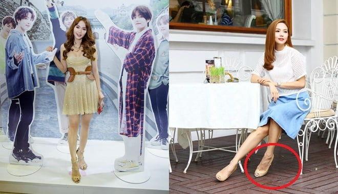 Một mỹ nhân cực lầy của Vbiz khoe bàn chân xấu thấy gớm-10