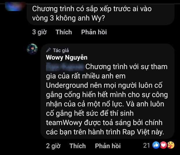 Wowy nói gì khi bị netizen hỏi thăm tin đồn Rap Việt dàn xếp kết quả?-3