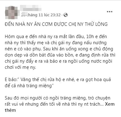 Tin lời chị người yêu không cần rửa bát, cô gái bị mắng giả vờ ngu-1
