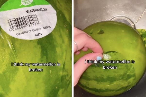 Đổ đồng nóng chảy vào dưa hấu, người đàn ông hốt hoảng nhìn kết quả-5