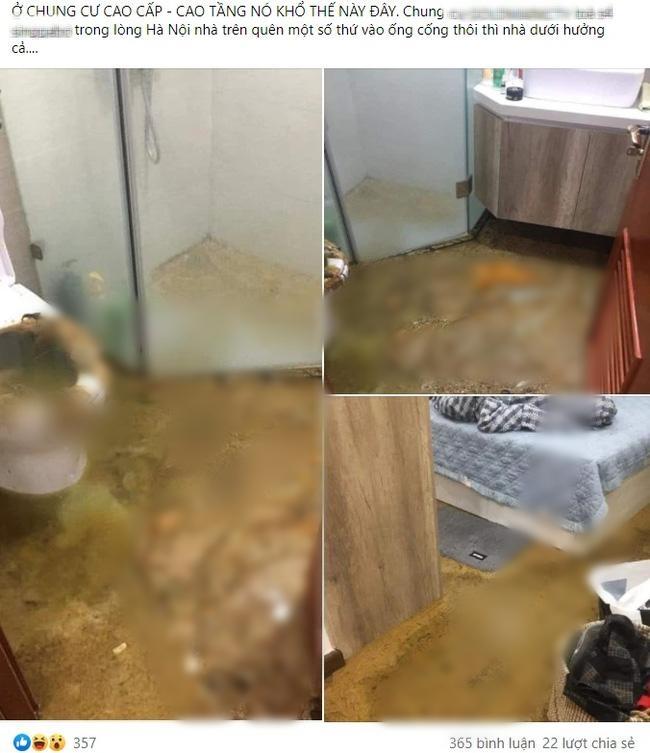 Vụ bồn cầu phun chất thải ngập cả phòng ngủ: Chủ đầu tư nói gì?-1