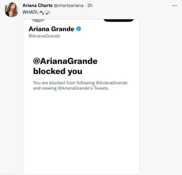 Ariana Grande block thẳng tay fanpage lớn chỉ vì dám góp ý-1