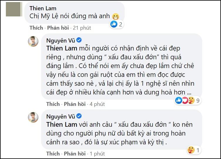 Nguyên Vũ dằn mặt Mỹ Lệ vì dám chê hoa hậu Đỗ Thị Hà-4