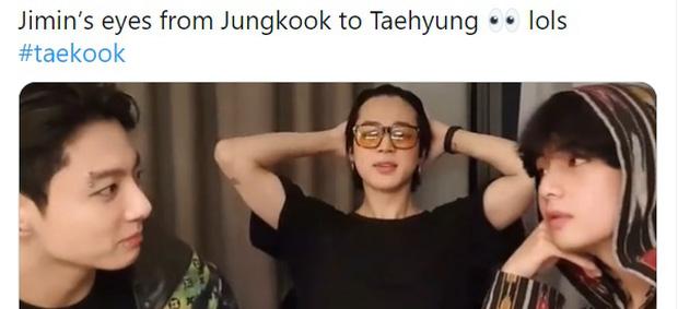 V (BTS) và Jungkook ánh mắt mờ ám, biến Jimin thành bóng đèn?-4