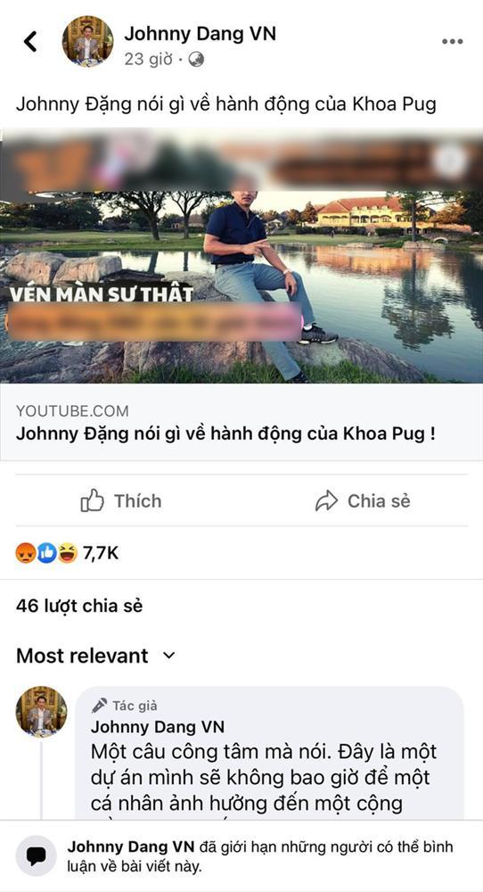 Johnny Đặng có động thái né đòn từ cơn phẫn nộ của netizen-4