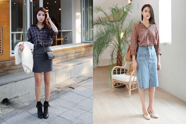 Muôn kiểu phối đồ với áo sơ mi caro sành điệu-1