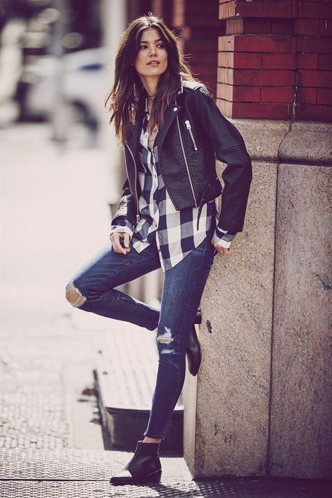 Muôn kiểu phối đồ với áo sơ mi caro sành điệu-6