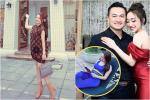 Vợ kém 16 tuổi Chi Bảo bầu vượt mặt vẫn đi giày như 'cà kheo'