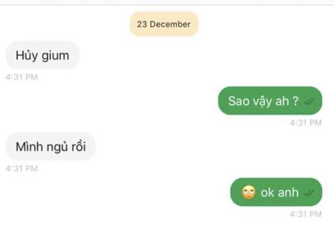 Shipper giao đồ ăn đứng hình nhận dòng tin nhắn từ khách nữ-5