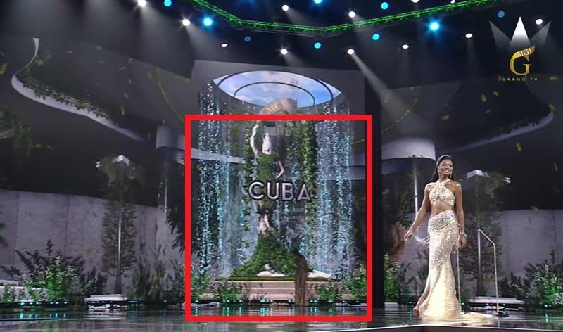 Bán kết Miss Grand 2021: Người suýt ngã, người lộ hàng-8