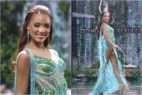 Bán kết Miss Grand 2021: Người suýt ngã, người lộ hàng-4