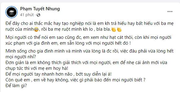 Con nuôi Phi Nhung làm rõ lời đồn bất hiếu với cha mẹ đẻ-2