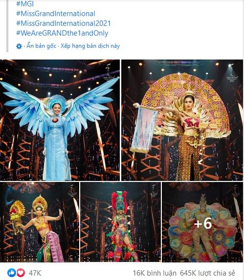 Thùy Tiên top 1 vote Quốc phục lẫn thí sinh được yêu thích nhất-2