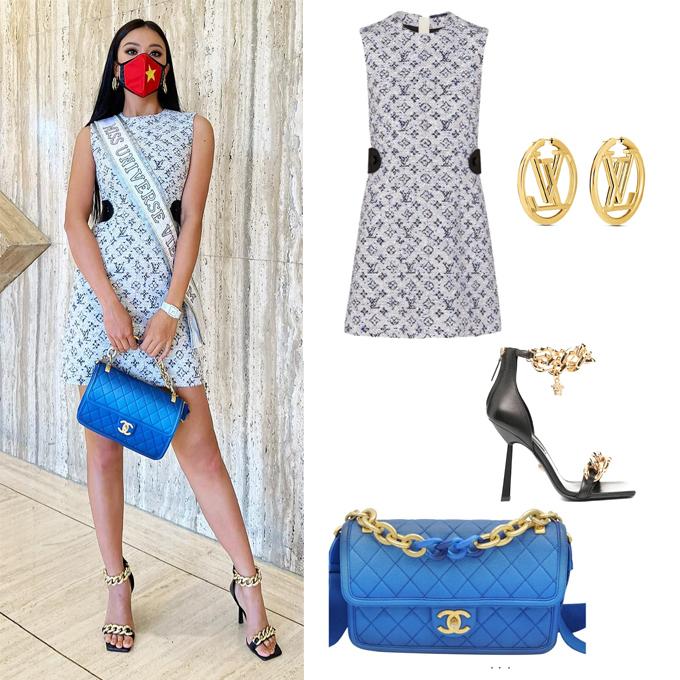 Kim Duyên đồ hiệu ê hề tại MU 2021 nhưng toàn hàng xài lại-6