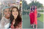 Đỗ Thị Hà mặc đầm xuyên thấu 'lấn át' đương kim Miss World 2019