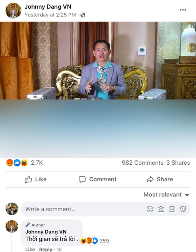 Johnny Đặng bỏ biện pháp né đòn, sẵn sàng đối đầu netizen?-3
