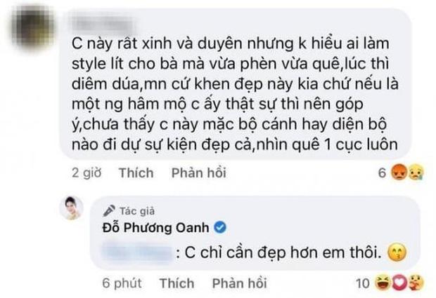 Phương Oanh khiến antifan chê ăn mặc quê và phèn chết lặng-3