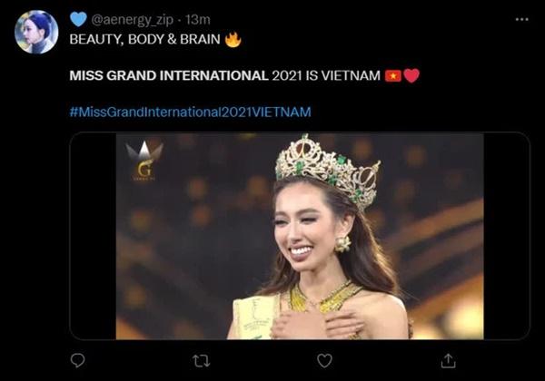 Phản ứng netizen quốc tế khi Thùy Tiên đăng quang Miss Grand International 2021-3