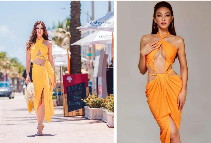 Thùy Tiên đụng hàng từ Hà Hồ đến Đỗ Mỹ Linh: Luôn lấn lướt đàn chị?-5