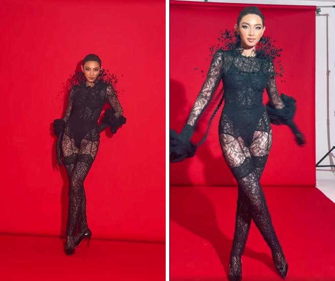 Đến Thùy Tiên cũng có lúc xu cà na vì váy áo lộ phụ tùng-1