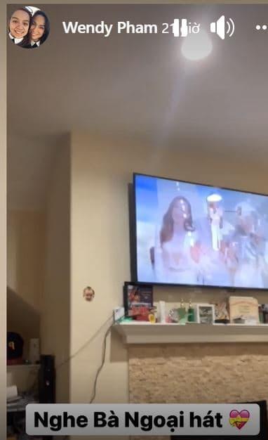 Cháu ngoại Phi Nhung nghe nhạc của bà biểu cảm cưng xỉu-1