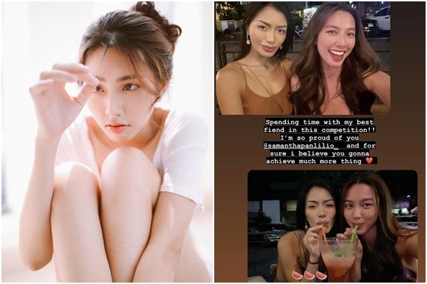 Miss Grand Thùy Tiên mặc suit trắng thả rông khoe ngực trần-9