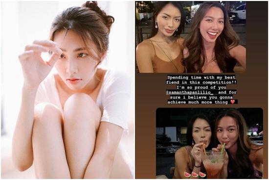 Xả vai Miss Grand International, Thùy Tiên để mặt mộc đi 'nhậu'