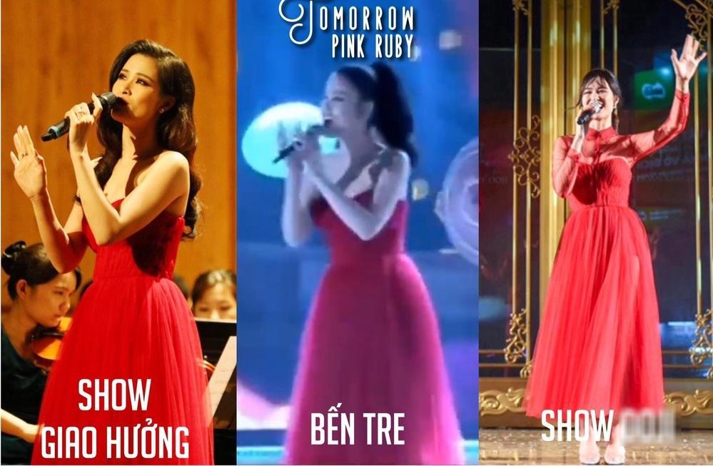 Đông Nhi liên tục tái chế đồ cũ 1 bộ mặc 7 show dù giàu sụ-6