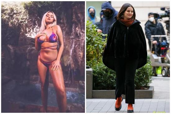 Selena Gomez diện đồ như 'bà bầu' lại còn già chát