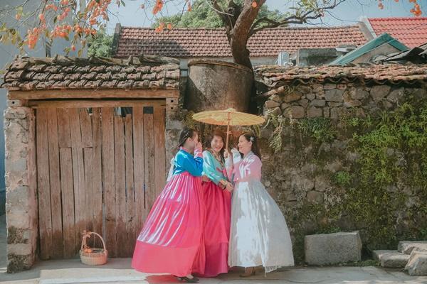 Tranh cãi nảy lửa mặc hanbok Hàn Quốc check-in cây hồng nổi tiếng Ninh Bình-1