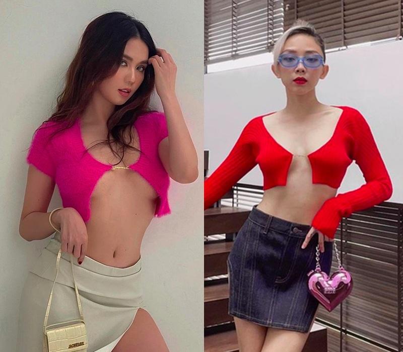Cũng item đó nhưng sao Việt như Tóc Tiên hay Ngọc Trinh chỉ dám diện để chụp hình lookbook còn các người đẹp Thái Lan vô tư diện ra đường, bán hàng gây phản cảm.